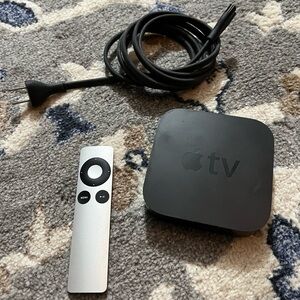 Apple TV with Remote and Power Cable
